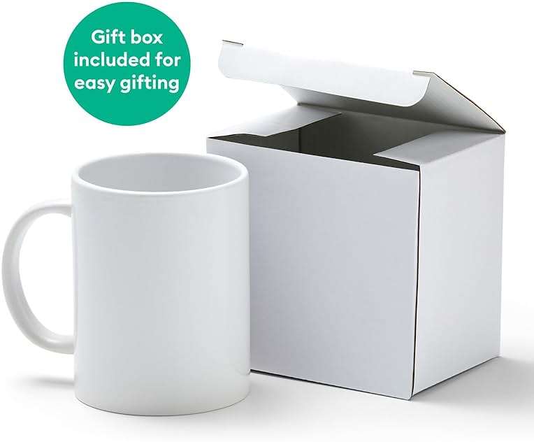 Cricut Mug Press Ceramic Mug Blank 15oz 2/Pkg-White - Image 6
