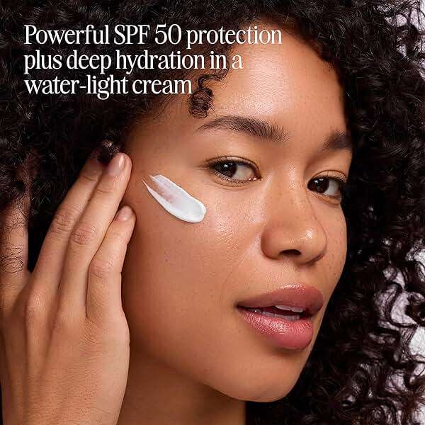 COOLA Organic Refreshing Water Cream Face Moisturizer with SPF 50, Dermatologist Tested Face Sunscreen with Plant-Derived BlueScreen Digital De-Stress Technology, 1.5 Fl Oz - Image 2