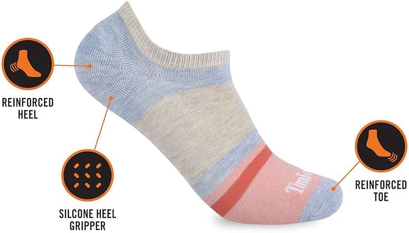 Timberland Women's No Show Liner Socks (5 Pairs) - Image 2