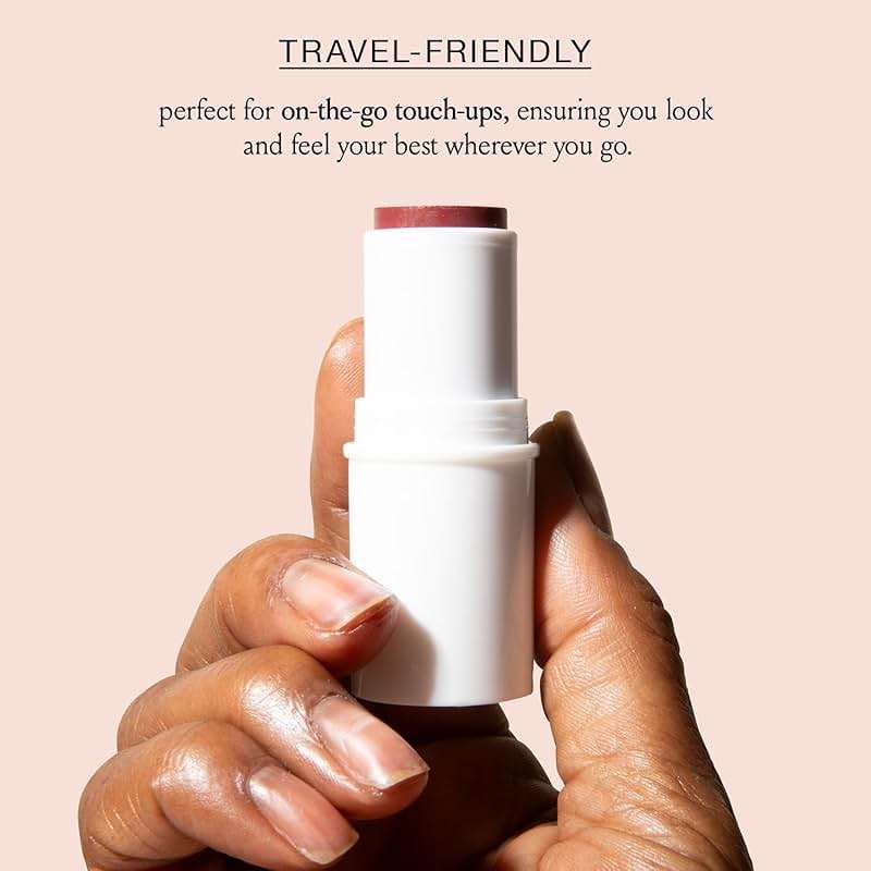 Boomstick Color® All-in-One Cream Blush for Cheeks, Eyes & Lips, Long Wearing, Blendable Makeup Blush Stick for Mature Skin, Cruelty Free Lip Cheek Tint with Skincare Benefits, Cindy Joseph Heritage - Image 9