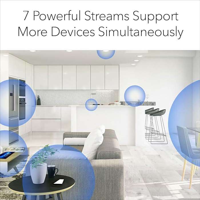NETGEAR Nighthawk Advanced Whole Home Mesh WiFi 6 System (MK63S) with Free Armor Security – AX1800 Router with 2 Satellite Extenders, Coverage up to 4,500 sq. ft. and 25+ Devices - Image 5