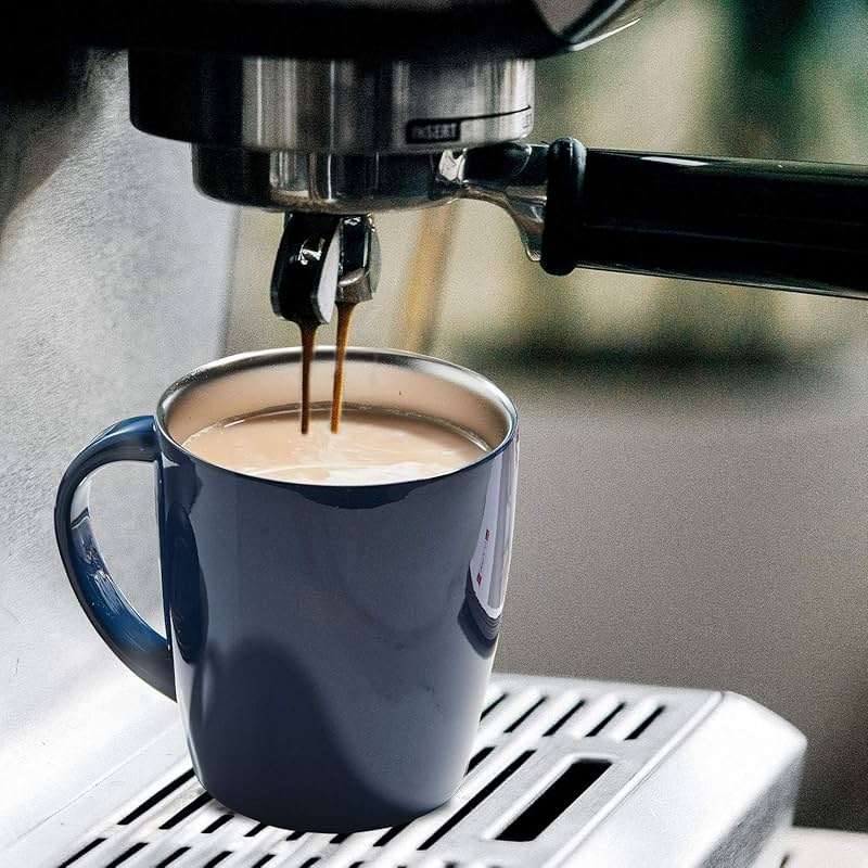 PARACITY Insulated Coffee Mug Stainless Steel Coffee Mug with Lid Handle Double Wall Vacuum Travel Mug Camping Tumbler Cup Men Women 12 oz (Blue) - Image 2