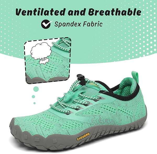 SAGUARO Kids' Barefoot Shoes Boys Girls Quick Dry Aqua Athletic Sneakers Lightweight Sport Footwear Toddler Water Shoes - Image 2