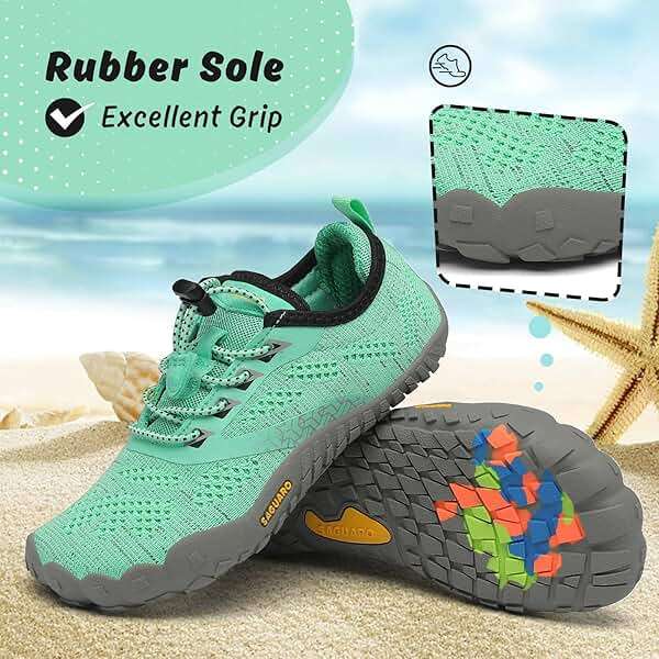 SAGUARO Kids' Barefoot Shoes Boys Girls Quick Dry Aqua Athletic Sneakers Lightweight Sport Footwear Toddler Water Shoes - Image 7