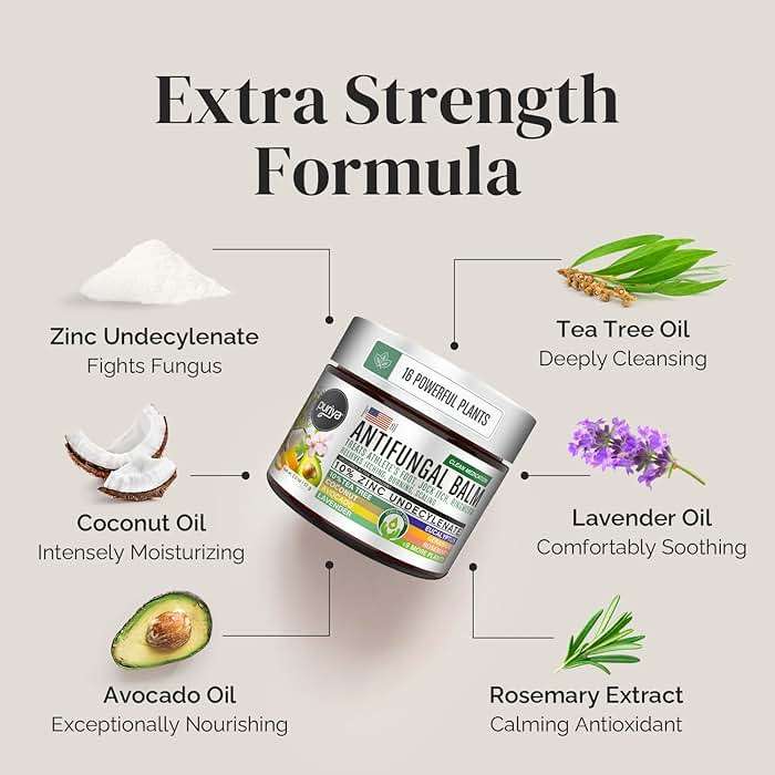 Puriya Clinically Proven Antifungal Cream for Skin Fungus, Extra-Strength Athletes Foot Cream Treatment, Jock Itch, Ringworm Treatment for Humans, Anti Fungal Itchy Skin Relief with Tea Tree Oil - Image 4