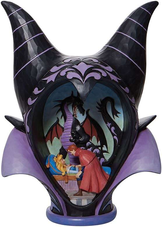 Enesco Disney Traditions by Jim Shore Sleeping Beauty Maleficent Headdress Scene Figurine, 10.25 Inch, Multicolor - Image 1