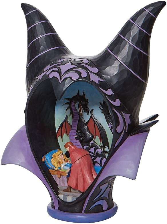 Enesco Disney Traditions by Jim Shore Sleeping Beauty Maleficent Headdress Scene Figurine, 10.25 Inch, Multicolor - Image 4