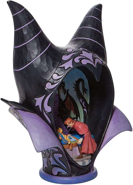 Enesco Disney Traditions by Jim Shore Sleeping Beauty Maleficent Headdress Scene Figurine, 10.25 Inch, Multicolor - Image 5