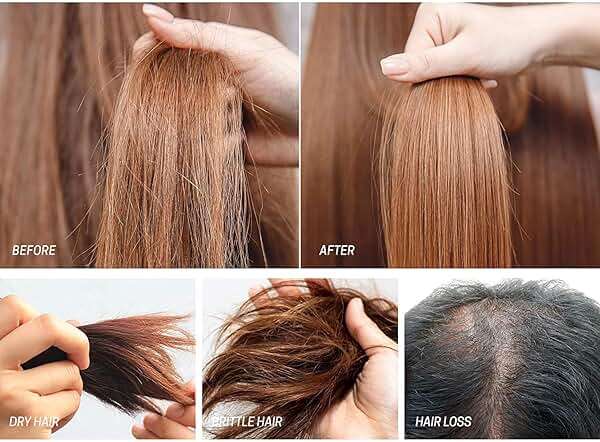 Luv Me Care Biotin Hair Growth Oil Hair Growth Serum for Thicker Longer Fuller Healthier Hair, Prevent Hair Loss & Thinning, All Natural Vitamin Rich Treatment, Women & Men, All Hair Types 1.7 oz - Image 5