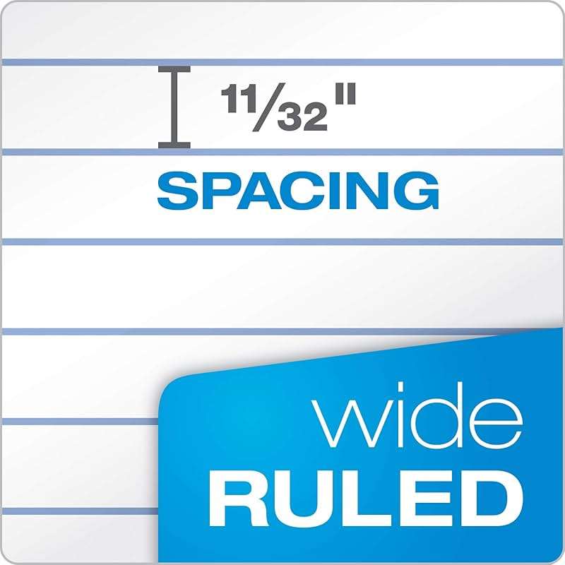 Oxford Filler Paper, 8 x 10-1/2 Inch Wide Ruled Paper, 3 Hole Punch, Loose Leaf Notebook Paper for 3 Ring Binders, 500 sheets (62330), white - Image 5