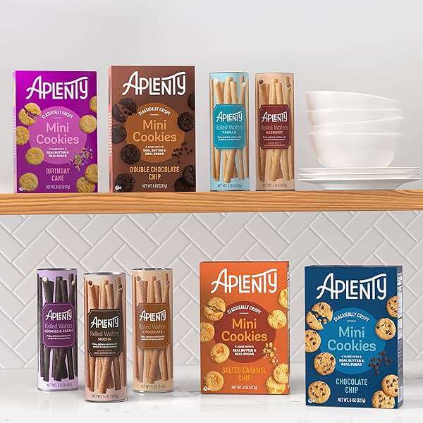 Amazon Brand - Aplenty, Cookies & Cream Rolled Wafers, 5 oz - Image 4