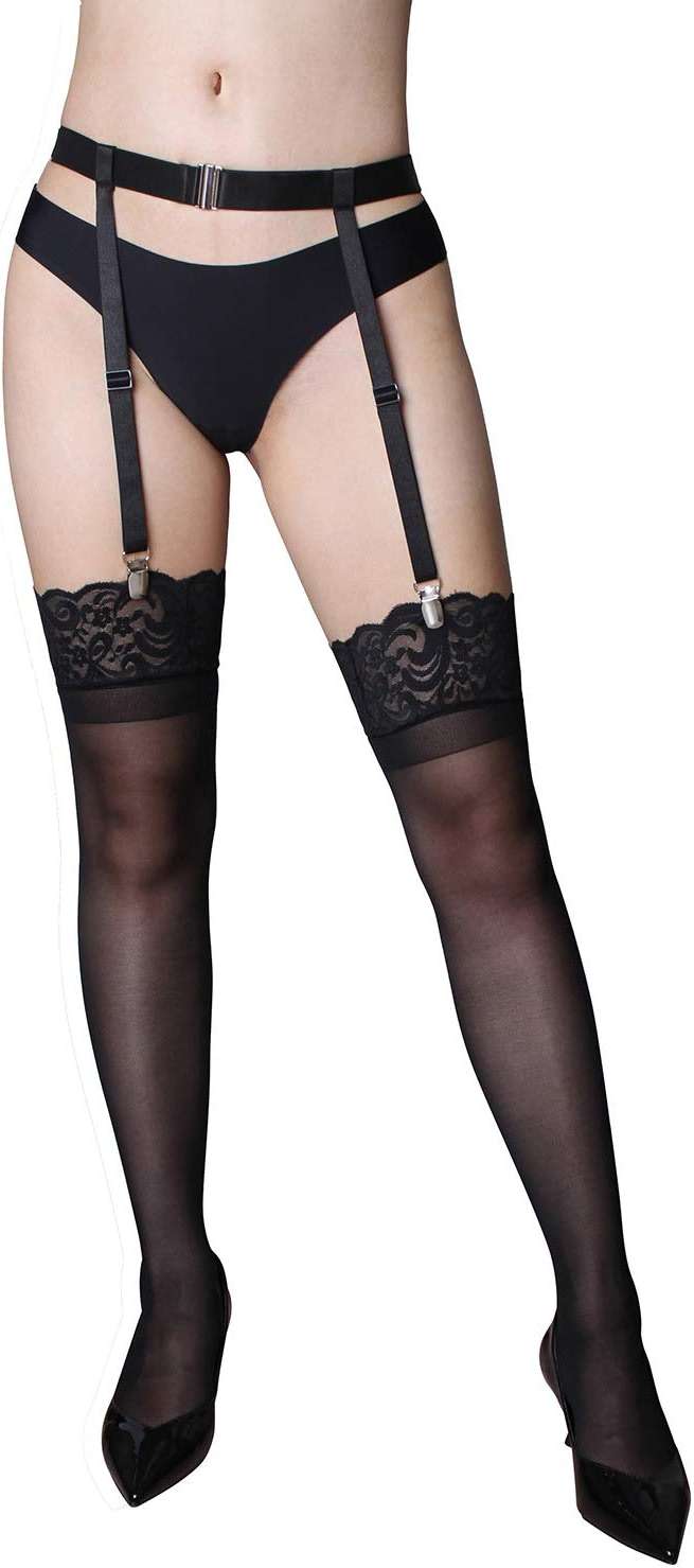 GARGALA Garter belt for Women Simplicity Sexy Socks Suspender for Thigh High Stockings with 4/6 Metal Clips - Image 4