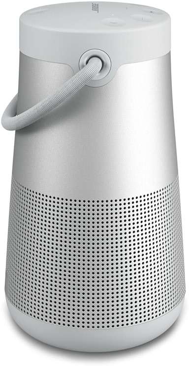 Bose SoundLink Revolve+ (Series II) Bluetooth Speaker, Portable Speaker with Microphone, Wireless and Water Resistant with 360 Degree Sound, Long Lasting Battery and Handle, Silver - Image 1