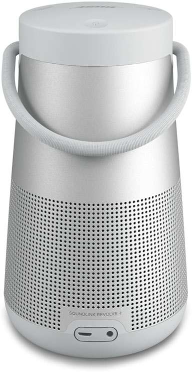 Bose SoundLink Revolve+ (Series II) Bluetooth Speaker, Portable Speaker with Microphone, Wireless and Water Resistant with 360 Degree Sound, Long Lasting Battery and Handle, Silver - Image 3