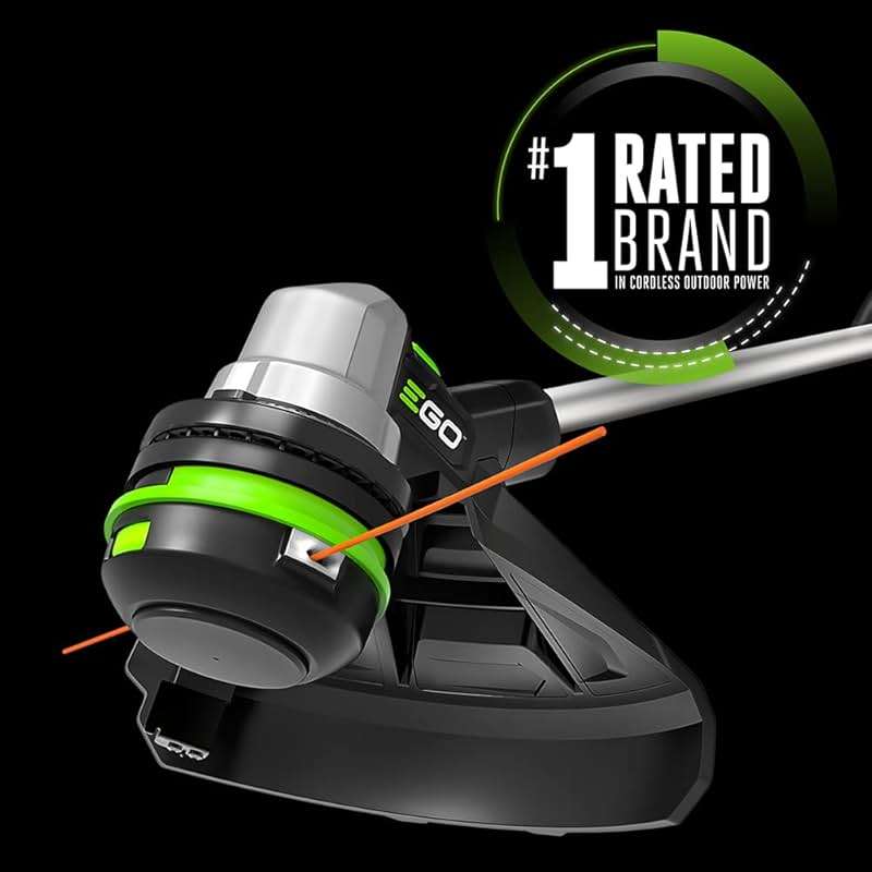EGO Power+ String Trimmer, Battery Powered, 15" Trimmer for Weeds and Grass with POWERLOAD, Telescopic Aluminum Shaft, Includes 56V 2.5Ah Battery and Charger - ST1511T - Image 2