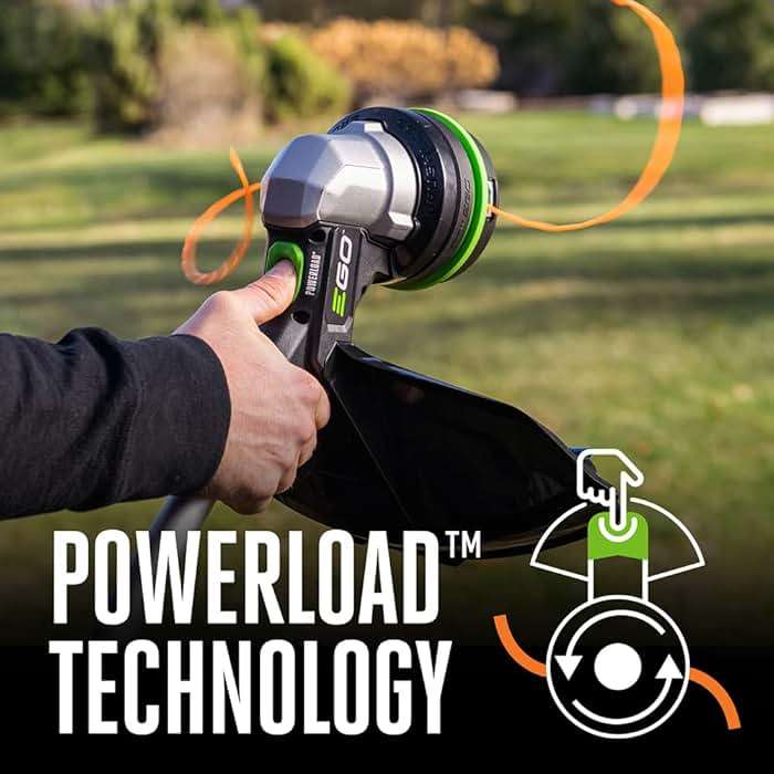 EGO Power+ String Trimmer, Battery Powered, 15" Trimmer for Weeds and Grass with POWERLOAD, Telescopic Aluminum Shaft, Includes 56V 2.5Ah Battery and Charger - ST1511T - Image 3