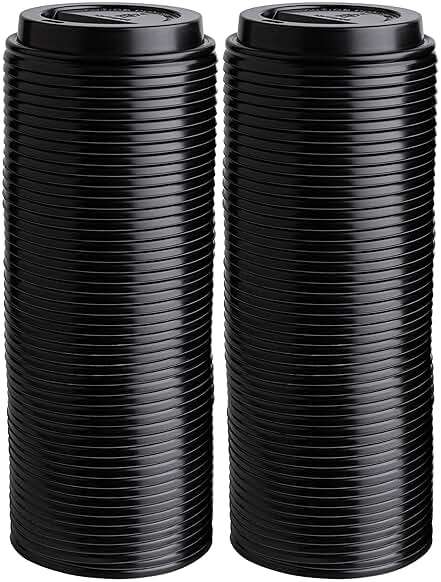 ELEGANT DISPOSABLES [200 PACK LIDS] Lids For 8 oz oz Paper Hot Cups - Coffee Cup for Espresso, Cold, or Hot Drinks, Tea, Coffee, Hot choclate - Image 7