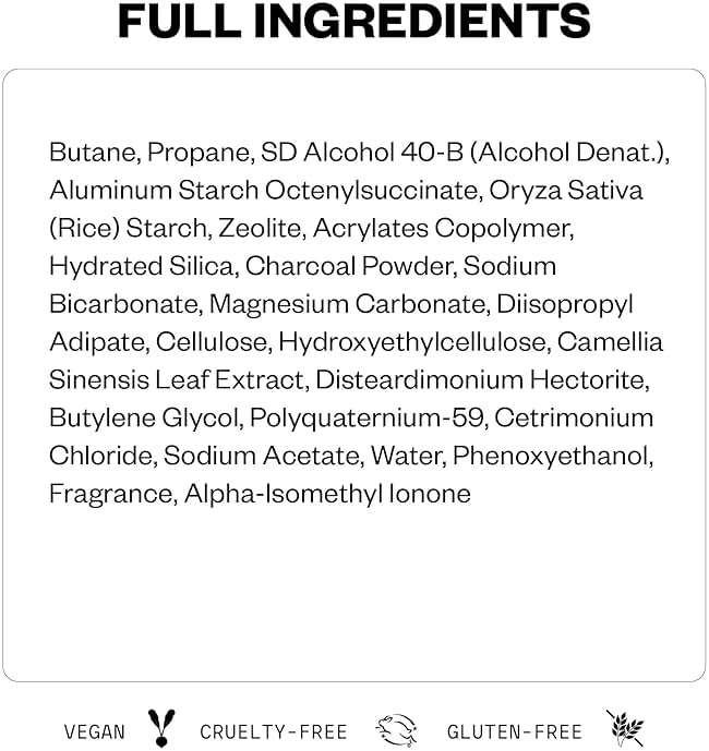 IGK First Class Charcoal Detox Dry Shampoo, Volumizing Spray for Oily Hair, Absorbs Oil + Odor, Invisible Finish with No White Residue on All Hair Colors, Talc-Free + Vegan, 6.3 Fl Oz - Image 8