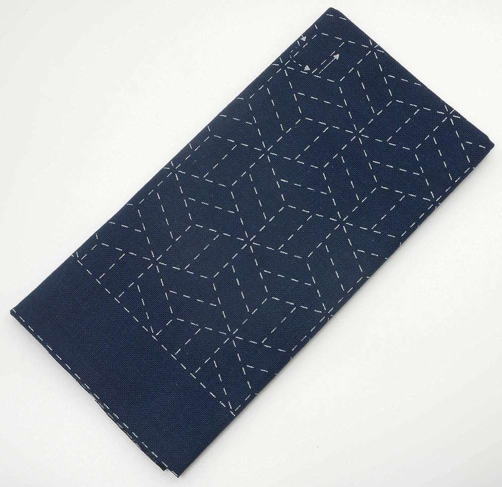 DARUMA Sashiko Sampler Original Cloth Navy Color (Parquet) - Image 2