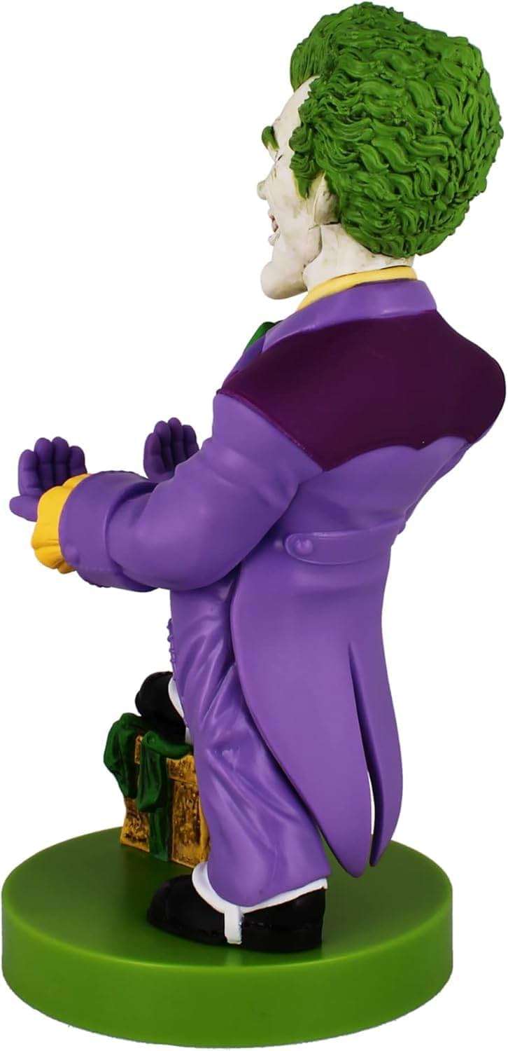 Exquisite Gaming: Warner Bros: Joker - Original Mobile Phone & Gaming Controller Holder, Device Stand, Cable Guys, Licensed Figure, Small - Image 8