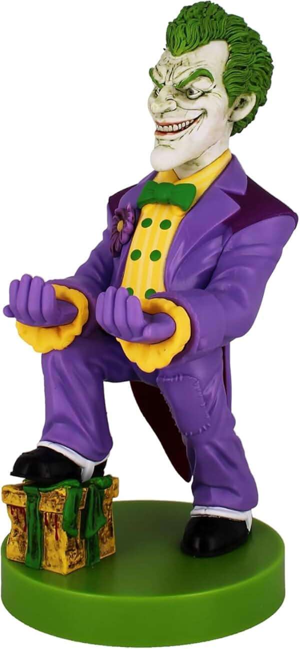 Exquisite Gaming: Warner Bros: Joker - Original Mobile Phone & Gaming Controller Holder, Device Stand, Cable Guys, Licensed Figure, Small - Image 9