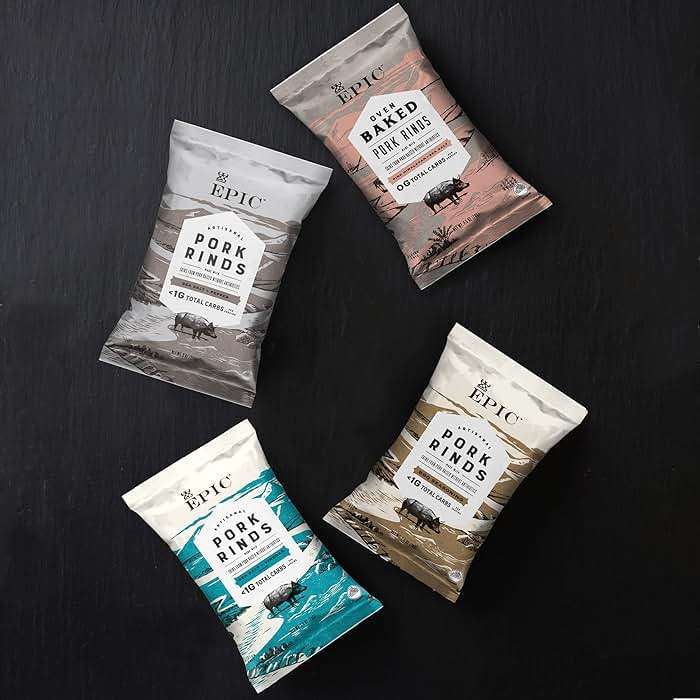 EPIC Sea Salt and Vinegar Pork Rinds, Keto Friendly, Protein Snacks, 2.5 oz - Image 8