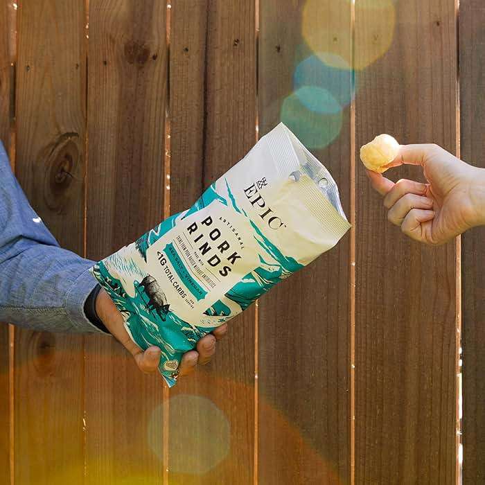 EPIC Sea Salt and Vinegar Pork Rinds, Keto Friendly, Protein Snacks, 2.5 oz - Image 10