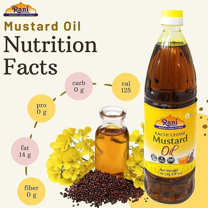 Rani Mustard Oil (Kachi Ghani) 6.76 Ounce (200ml) NON-GMO | Gluten Free | Vegan | 100% Natural | Kosher - Image 8