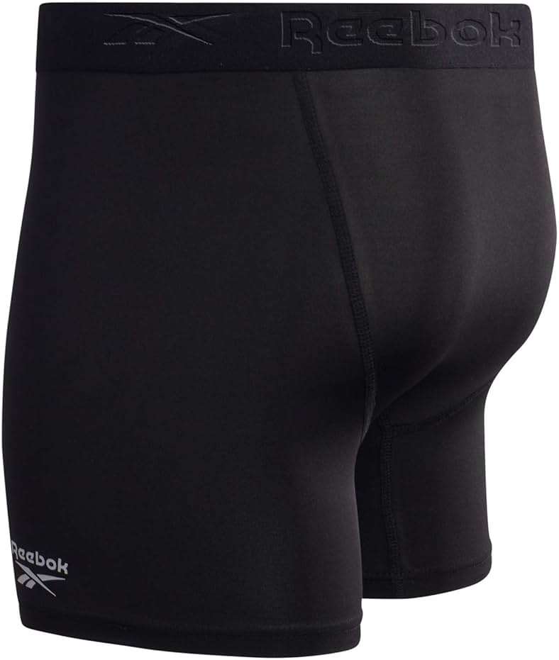 Reebok Mens Boxer Briefs - 4 Pack Stretch Performance Boxers for Men with Functional Fly, 6" Inseam Mens Underwear Boxers - Image 5