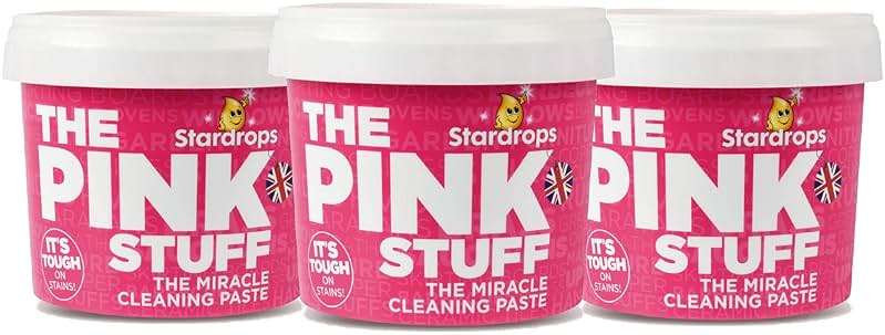 Stardrops - The Pink Stuff - The Miracle Cleaning Paste 3-Pack Bundle (3 Cleaning Paste) - Image 1
