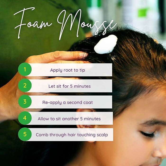 My Hair Helpers Natural Enzymes for Head Lice - Mousse Naturally Dissolves Nit Glue - Unscented Lice Removal Works on 1-2 Children, 4 fl Ounces - Image 4