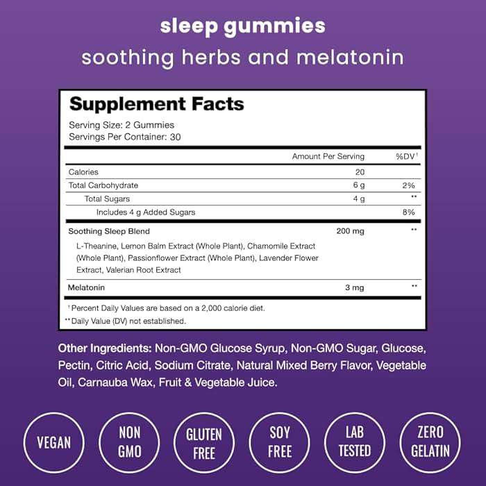 NutraChamps Sleep Gummies for Adults & Kids, Melatonin Gummies with Chamomile, Valerian & L Theanine, Vegan Childrens Melatonin 3mg, 1.5 mg, or 6mg (Pack of 2, 120 Gummy) - Image 3