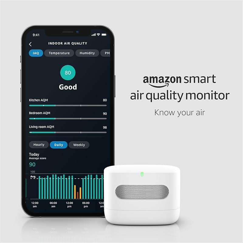 Amazon Smart Air Quality Monitor – Know your air, Works with Alexa - Image 8