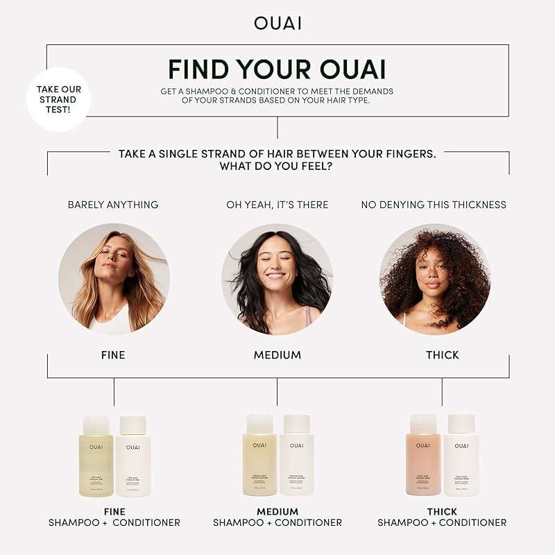 OUAI Fine to Medium Hair Treatment Mask - Lightweight Deep Conditioning Hair Mask with Shea Butter, Keratin & Panthenol - Helps Hydrate, Fight Frizz, Strengthen & Repair Damage (8 oz) - Image 3