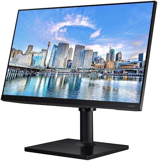 SAMSUNG FT45 Series 24-Inch FHD 1080p Computer Monitor, 75Hz, IPS Panel, HDMI, DisplayPort, USB Hub, Height Adjustable Stand, 3 Yr WRNTY (LF24T454FQNXGO),Black - Image 18