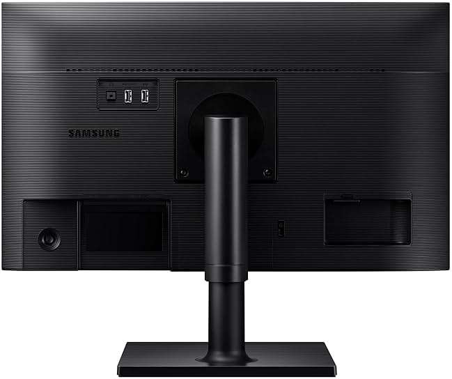SAMSUNG FT45 Series 24-Inch FHD 1080p Computer Monitor, 75Hz, IPS Panel, HDMI, DisplayPort, USB Hub, Height Adjustable Stand, 3 Yr WRNTY (LF24T454FQNXGO),Black - Image 8