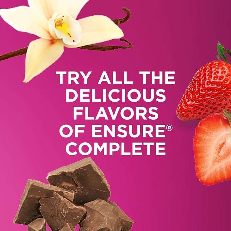 Ensure complete Strawberry Nutrition Shake, Complete, Balanced Meal Replacement, Ready to Drink, 30g Protein, 25 Vitamins & Minerals, 10 fl oz—24 Pack - Image 7