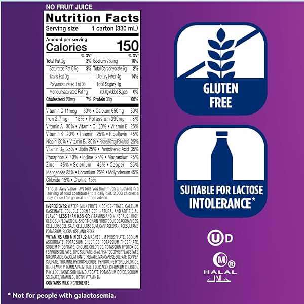 Ensure Max Protein Shake | Creamy Strawberry | Ready to Drink | 30g Protein for Muscle Health | 1g Sugar, 4g Fiber | 11 fl oz Bottle, 12 Pack - Image 6
