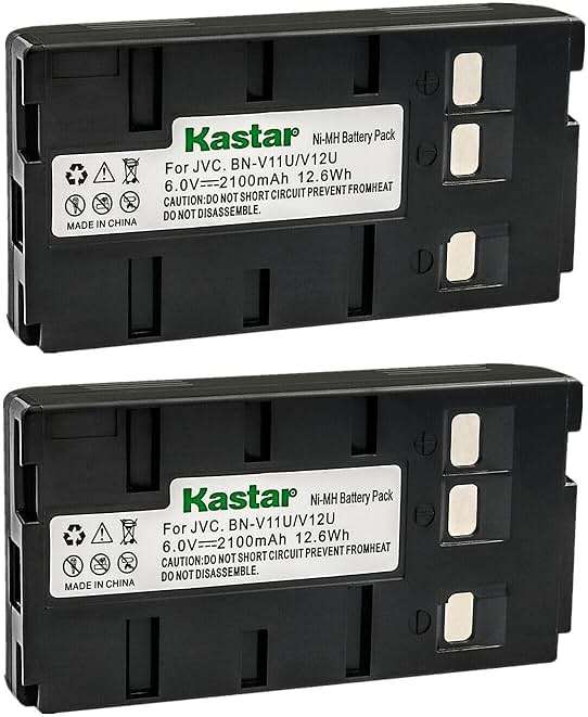 Kastar 2-Pack Battery Replacement for Siemens FA-277 FA-278 FA-292 FA-294 FA-298 FA-299, Durace DR10 DR10AA Battery, Duracel DR11 PC-DR11 DR11AA CPI-IRIS 2 ISAP HH750 ISI Vision III Iris NightSight - Image 1