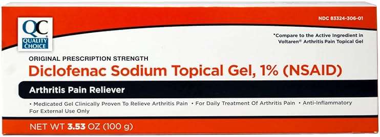 Quality Choice QC Diclofenac Sodium Topical Gel Treatment for Arthritis Pain 3.53 oz Pack of 2 - Image 9