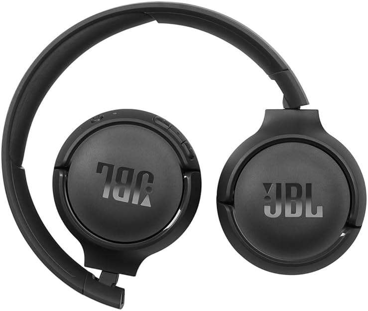 JBL Tune 510BT: Wireless On-Ear Headphones with Purebass Sound - Black - Image 5