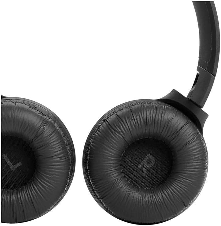 JBL Tune 510BT: Wireless On-Ear Headphones with Purebass Sound - Black - Image 8
