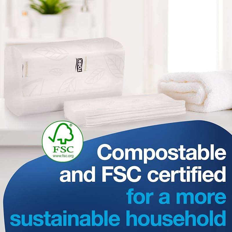 Tork Soft Xpress Multifold Paper Hand Towels White, H2 System Compatible 16 Packs X 135 Towels Each (MB579) - Image 6
