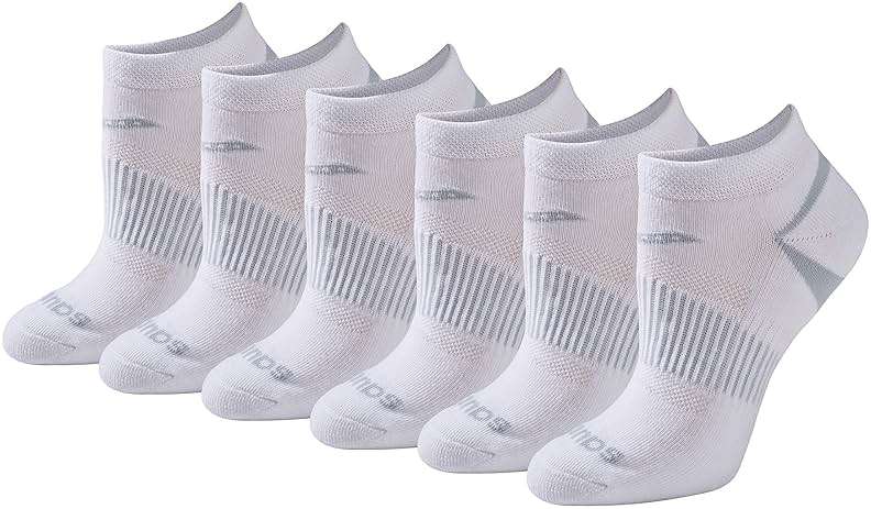 Saucony Women's RunDry Performance Selective Cushion Socks, Available in S-L (6, 12 Pairs) - Image 1