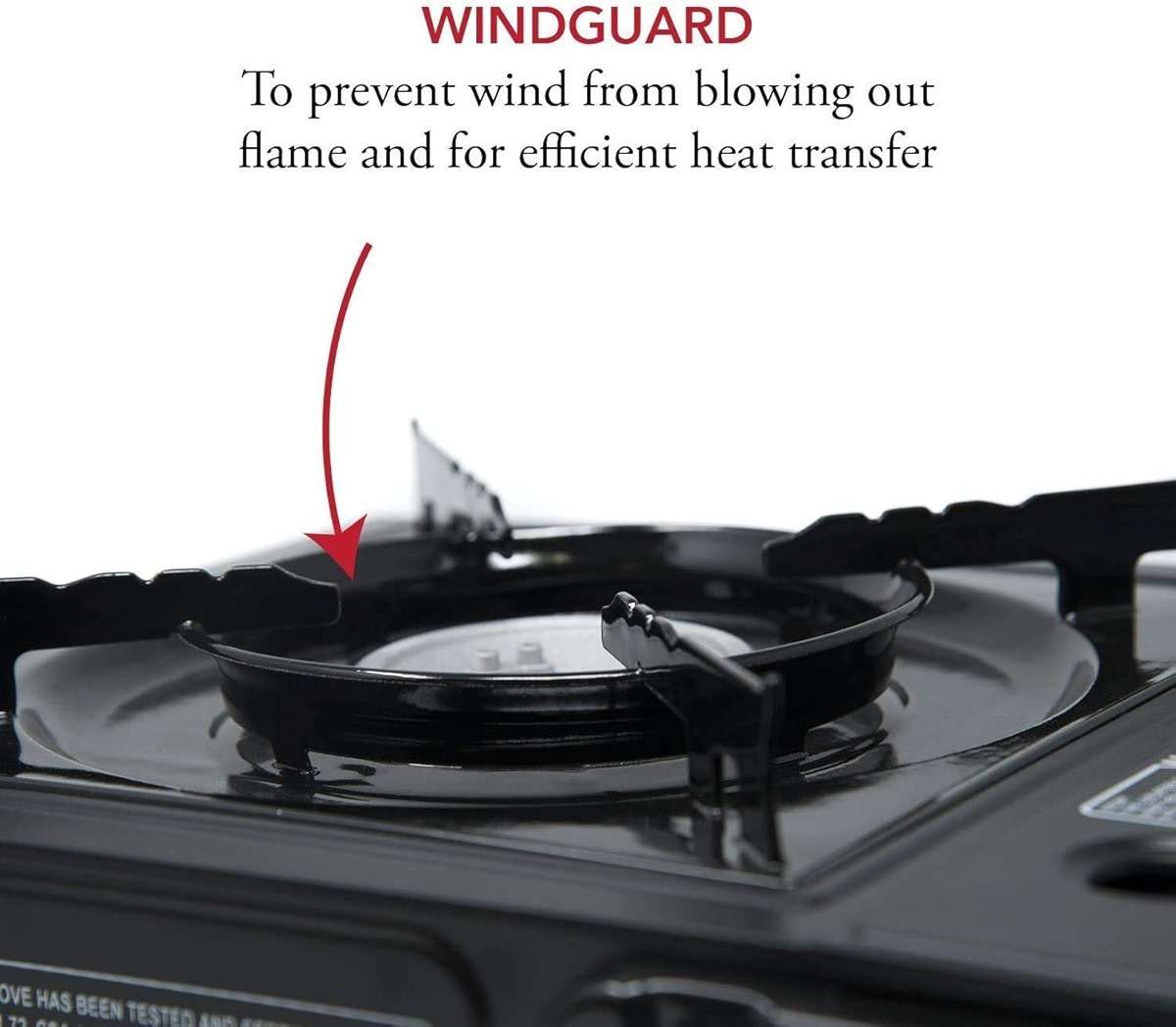 Gas One Portable Butane Camping Stove with Case: Automatic Ignition, Precise Heat Control - Camping & Tailgating and Outdoor Cooking - Image 5