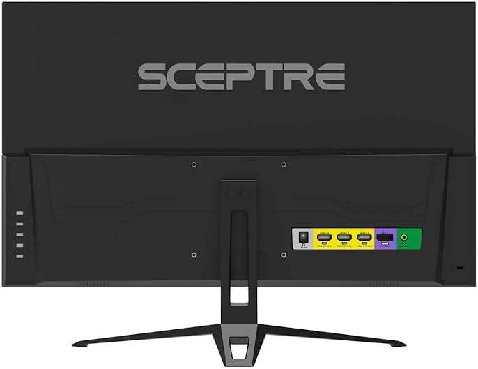 Sceptre 27-inch FHD 1080p IPS Gaming LED Monitor up to 165Hz 144Hz 1ms DisplayPort HDMI, FreeSync FPS RTS Build-in Speakers Gunmetal Black 2022 (E275B-FPT165) - Image 7
