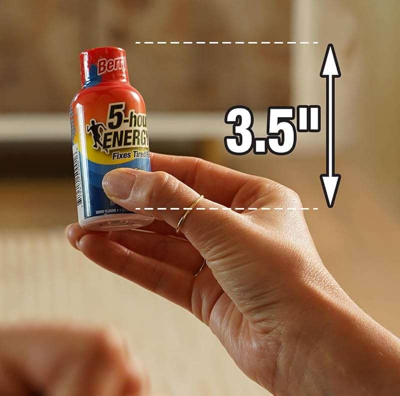 5-hour ENERGY Berry Flavor, 30 Count, 1.93 Fl Oz Energy Shot, Regular Strength, Amino Acids, B Vitamins, Sugar Free and Zero Calories - Image 6