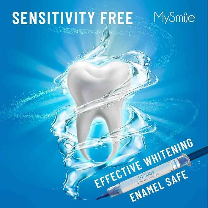 MySmile Teeth Whitening Kit with LED Light, 10 Min Non-Sensitive Whitener - Image 5