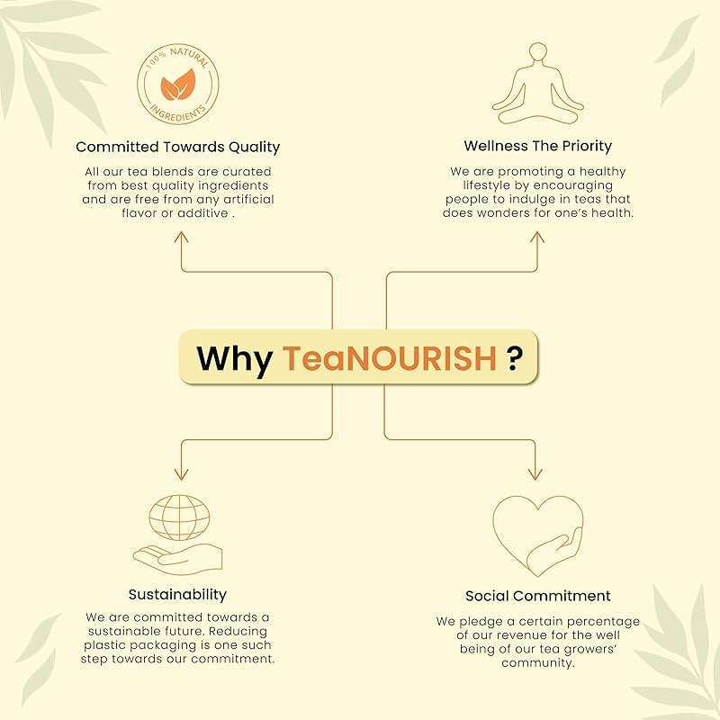 TeaNOURISH Ginger Masala Chai Tea | Assam CTC Loose Black Tea | Blended with Authentic Indian Spices | Indian Ginger Tea | 100% NATURAL INGREDIENTS - 3.53oz/100g - Image 5