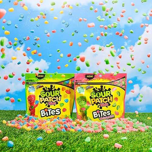 SOUR PATCH KIDS Bites Soft & Chewy Gummy Candy, 12 oz - Image 9